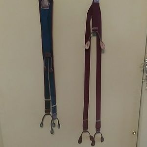 2 Sets of Mens Suit Suspenders